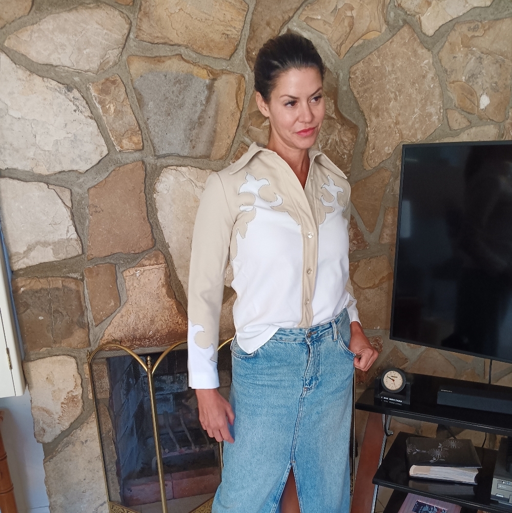 VINTAGE WESTERN SHIRT SZ SMALL
